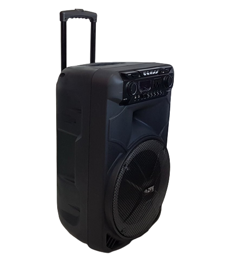 Аккумуляторная акустическая система ZPX 7766 колонка чемодан 150Вт USB, SD, FM радио, Bluetooth, микрофон, ДУ (ZPX 7766) - изображение 3