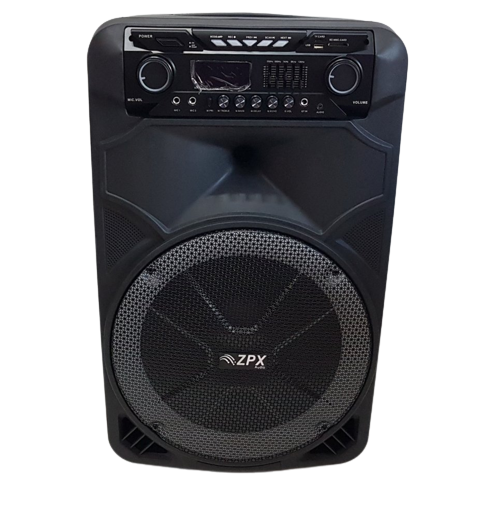 Аккумуляторная акустическая система ZPX 7766 колонка чемодан 150Вт USB, SD, FM радио, Bluetooth, микрофон, ДУ (ZPX 7766) - изображение 5
