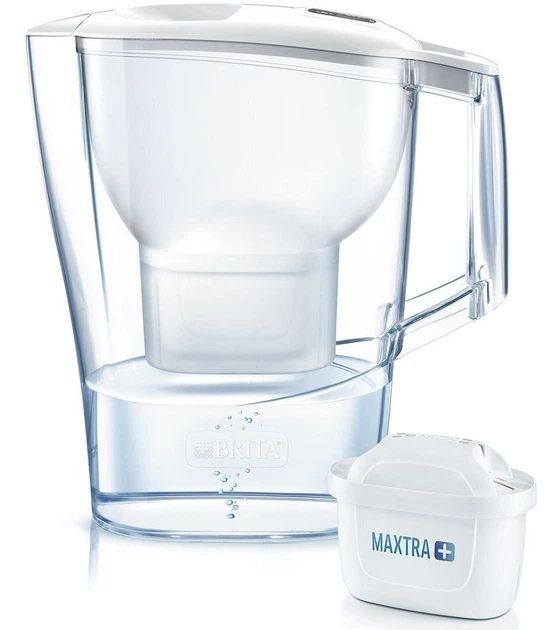 Фільтр-глечик Brita Aluna Memo 2.4 л (1.4 л очищеної води), білий - изображение 6