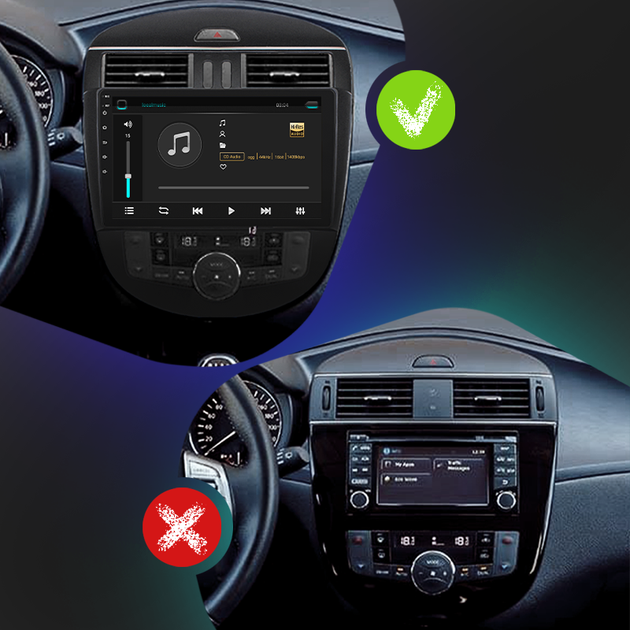 Штатна магнітола 10" Lesko для Nissan Pulsar VI (C13) 2014-2018 2/32 Wi-Fi Optima Ніссан - зображення 3