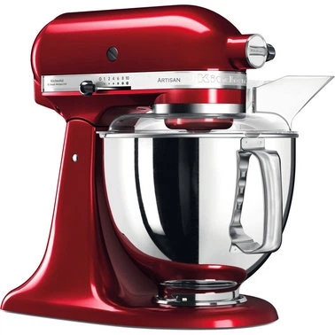 Кухонна машина KitchenAid Artisan 4,8 л 5KSM175PSECA з відкидним блоком карамельне яблуко - Фото 6 Кухонна машина KitchenAid Artisan 4,8 л 5KSM175PSECA з відкидним блоком карамельне яблуко - зображення 6