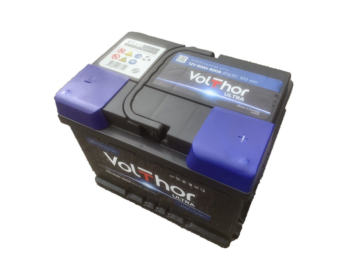 Автомобильный аккумулятор Volthor 60 Ah/12V Ultra 600A (0) – фото ...