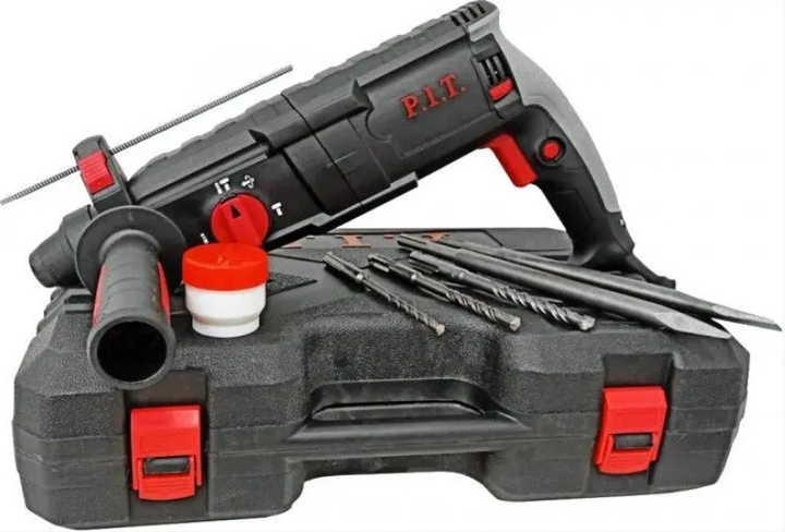 Перфоратор прямой PIT PBH28C (1050Вт, патрон SDS+, 3,2 Дж, 3 режима) - изображение 4