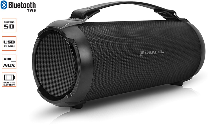 Акустична система Real-El X-707 Black (EL121600009) - зображення 3