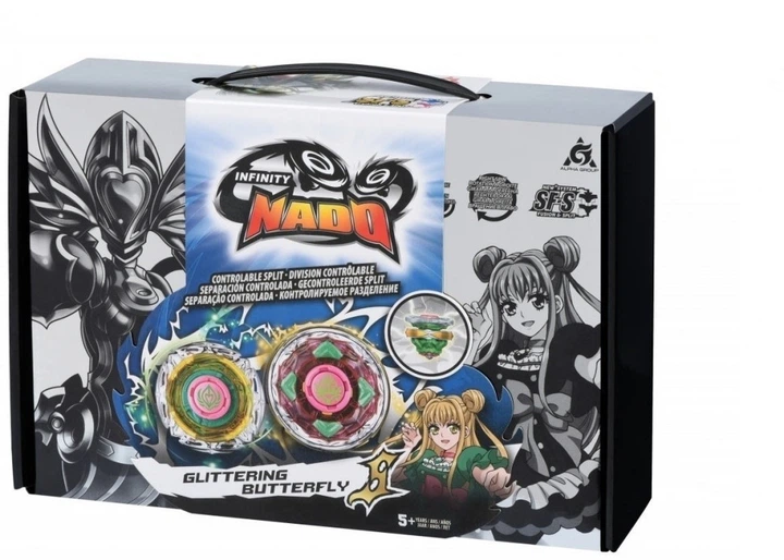 Дзига Auldey Infinity Nado Крек Glittering Butterfly-s Іскристий