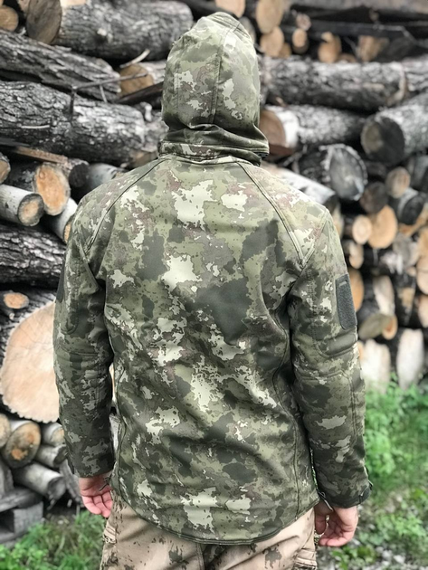 Тактична куртка Softshell Combat M камуфляж - зображення 2