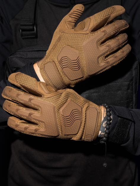 Тактичні рукавички BEZET 6258 XL Чорні (2000093212234) - зображення 1
