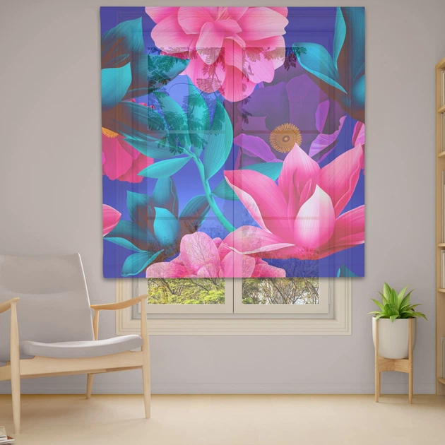 Римские шторы DECOLIV Фотопечать 14-23 Тюль 40*170 см – фото, отзывы ...