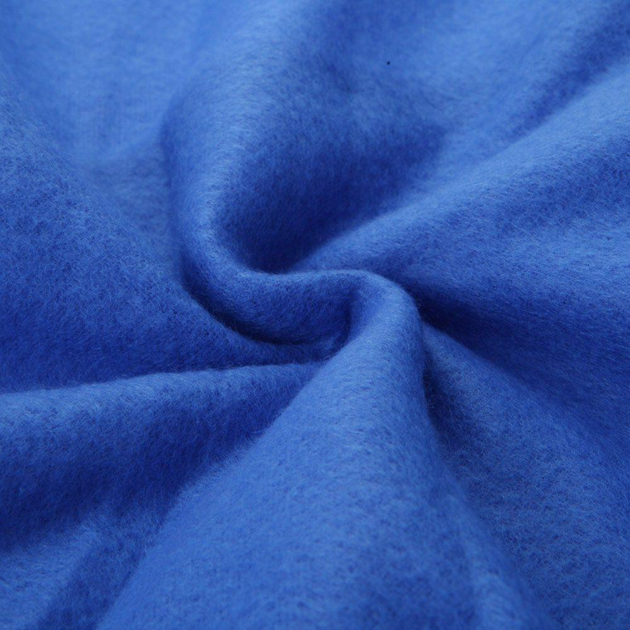 Плед халат з рукавами JML Snaggle-Blanket універсальний розмір, тепла флісова ковдра Синій - зображення 7
