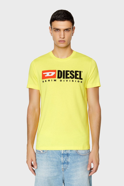 Мужская желтая футболка T-DIEGOR-DIV Diesel XL A03766 0AAXJ от продавца ...