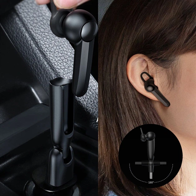 Гарнитура Bluetooth с шумоподавлением с докстанцией Baseus Encok Wireless Earphones A05 Черная (NGA05-01) - Фото 2 Гарнитура Bluetooth с шумоподавлением с докстанцией Baseus Encok Wireless Earphones A05 Черная (NGA05-01) - изображение 2
