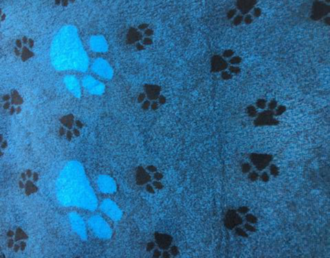 Коврик для собак Vetbed Big Paws turquoise 160х100 см (VB-032-1) - изображение 3
