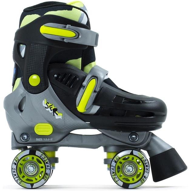 Роликовые коньки SFR Hurricane III black-yellow 35.5-39.5 SFR150-BY - изображение 2