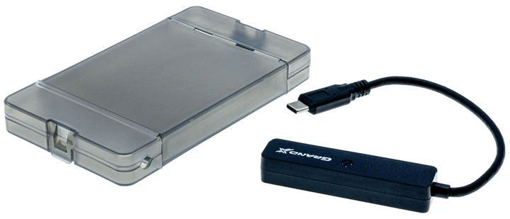 Зовнішня кишеня Grand-X для HDD 2.5" USB 3.1 Type-C (HDE31) - Фото 4 Зовнішня кишеня Grand-X для HDD 2.5" USB 3.1 Type-C (HDE31) - зображення 4