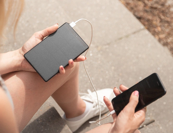 УМБ Sandberg Urban 10000 mAh 18W Solar Black (5705730420542) - зображення 6