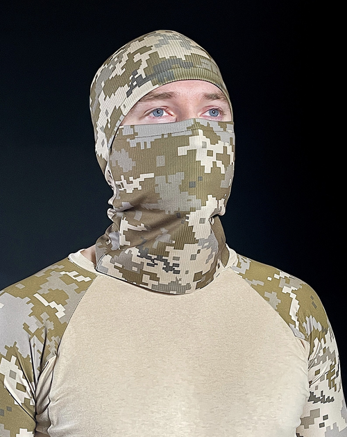 Балаклава тактична UFB Clothing піксель MM 14 - зображення 1