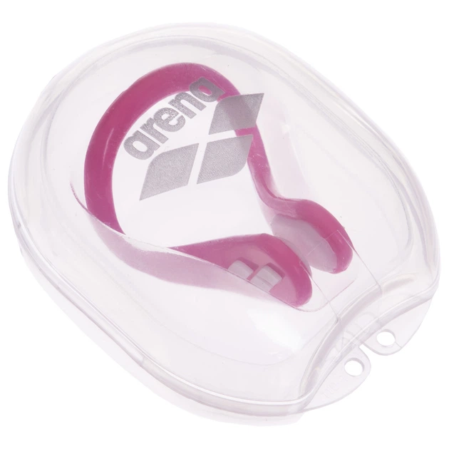 Прищіпка затиск для носа для плавання в басейн в футлярі ARENA NOSE CLIP PRO TPR Рожевий (AR-95204) - зображення 4