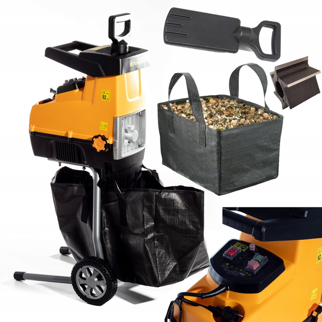 Измельчитель веток фрезерный Riwall RES 3000W – фото, відгуки ...
