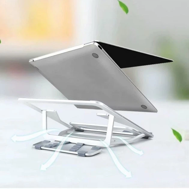 Подставка для ноутбука и планшета iPad MacBook Pro Air WIWU Lohas Laptop Stand S100 алюминиевая - изображение 3