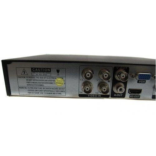 DVR регистратор BNC / V-OUT 4 канальный UKC CAD 1204 AHD 4 cam черный - изображение 4