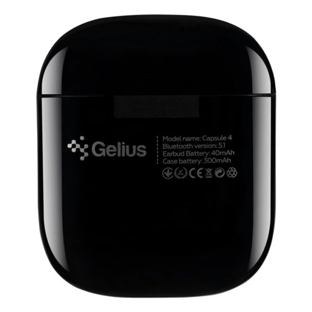 Бездротові навушники Gelius Pro Capsule 4 GP-TWS-004i Чорний - зображення 4