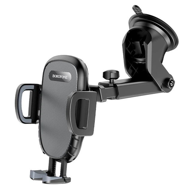 Автотримач для телефона BOROFONE BH53 Windy center console car holder Black Grey (6931474751867) - Фото 3 Автотримач для телефона BOROFONE BH53 Windy center console car holder Black Grey (6931474751867) - изображение 3