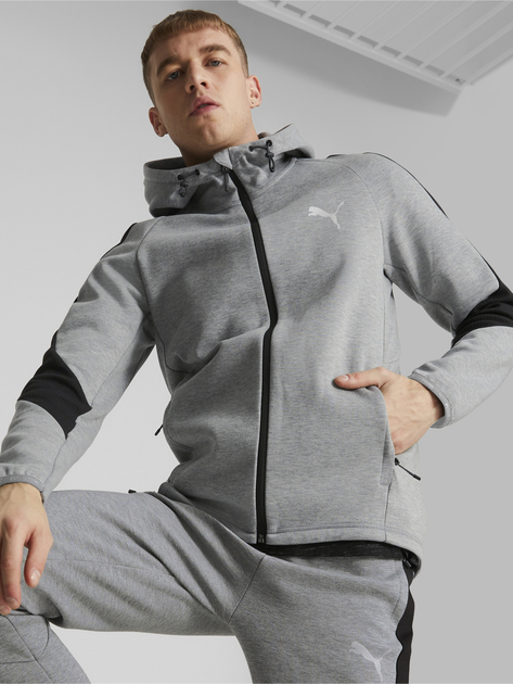 Puma evostripe outlet full zip hoodie