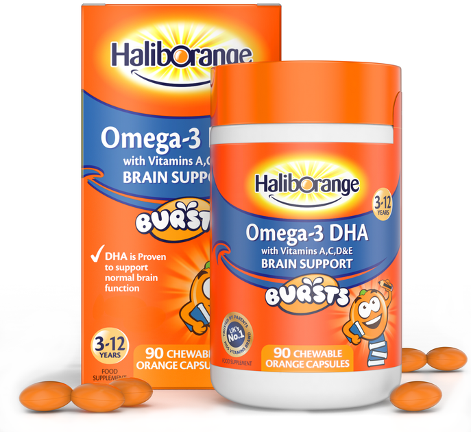 Haliborange Омега-3 для головного мозга для детей 90 шт. (Haliborange ...