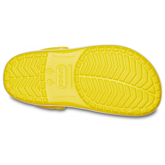 Сабо Crocs Crocband Clog 44 р 28.4-29 см Лимонные с белым 11016-7B0-M11/W13 Lemon/White - изображение 5
