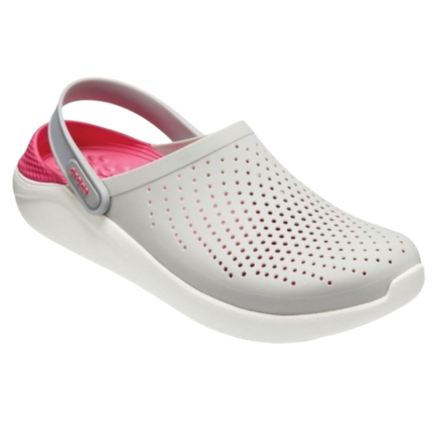Сабо Crocs Literide Clog 40-41 р 25.8-26.7 см Белые с Розовым 204592-115-M8/W10 Pearl/White - изображение 2