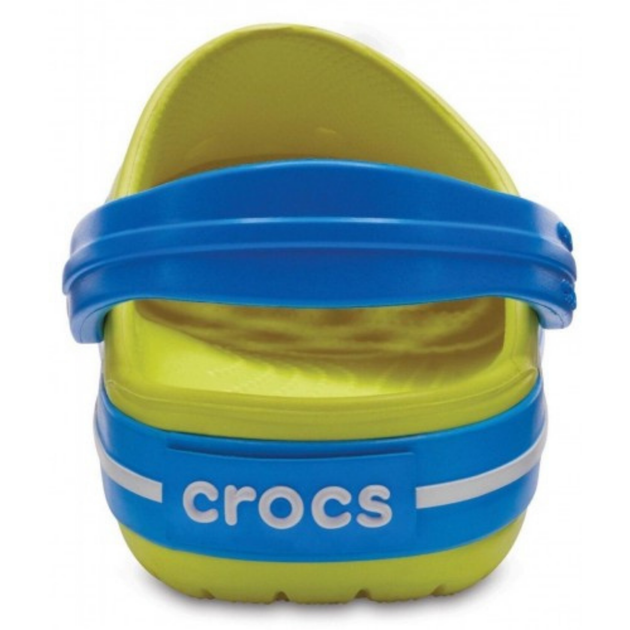 Сабо Crocs Crocband Kids Clog 33 р 20.1-20.8 см Детские Желто синие 204537-J2 Peony Tennis Ball Green/Ocean - изображение 6