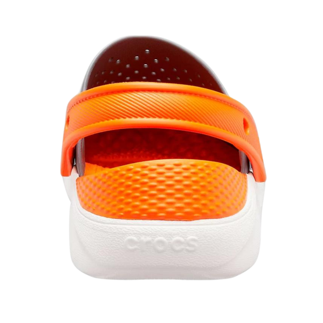 Сабо Crocs Literide Kids Clog 31-32 р 19.2-20.0 см Дитячі Темно сірі 205964-04O-J1 Bright Black/White - зображення 6