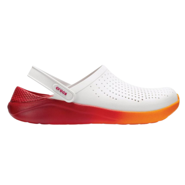 Сабо Crocs Literide Clog 43 р 27.7-28.2 см Белые с Оранжевым 204592-846-M10/W12 White/Orange - Фото 3 Сабо Crocs Literide Clog 43 р 27.7-28.2 см Белые с Оранжевым 204592-846-M10/W12 White/Orange - изображение 3