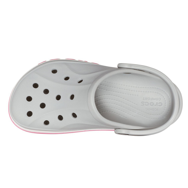 Сабо Crocs Bayaband Clog 37 р 23.2-24 см Светло серые 205089-M5/W7 Light Grey/Candy Pink - изображение 4