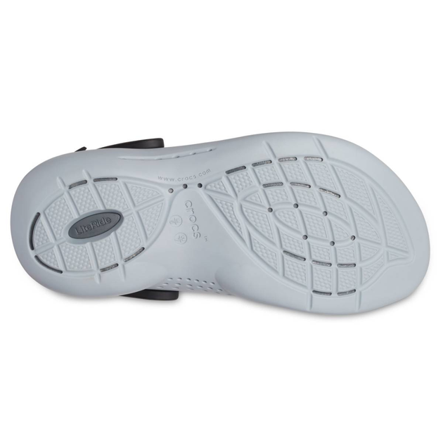 Сабо Crocs LiteRide 360 Clog 37 р 23.2-24 см Черные с серым 206708-M5/W7 Light Black/Slate Grey - изображение 6