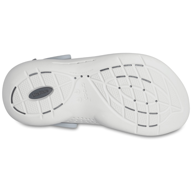 Сабо Crocs LiteRide 360 Clog 37 р 23.2-24 см Светло серые 206708-M5/W7 Light Grey/Slate Grey - изображение 6
