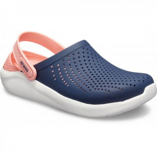 Сабо Crocs Literide Clog 40-41 р 25.8-26.7 см Темно синие Персиковые 204592-4JG-M8/W10 Navy/Melon - Фото 2 Сабо Crocs Literide Clog 40-41 р 25.8-26.7 см Темно синие Персиковые 204592-4JG-M8/W10 Navy/Melon - изображение 2