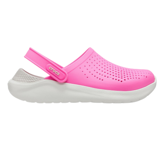 Сабо Crocs Literide Clog 40-41 р 25.8-26.7 см Светло розовые 204592-6QV-M8/W10 Electric Pink/White - изображение 3