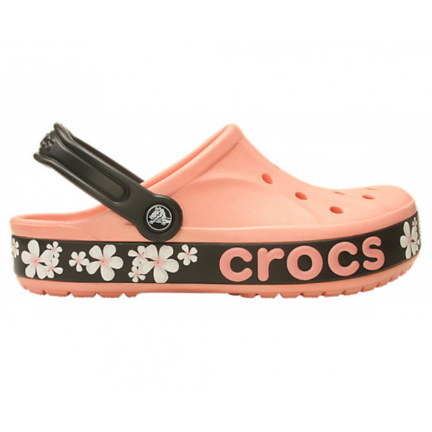 Сабо Crocs Bayaband Clog 36 р 22.5-23 см Персикові 205667-7HB-M4/W6 Melon / Floral - зображення 3