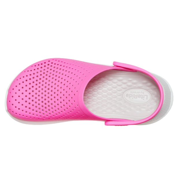 Сабо Crocs Literide Clog 40-41 р 25.8-26.7 см Светло розовые 204592-6QV-M8/W10 Electric Pink/White - изображение 4
