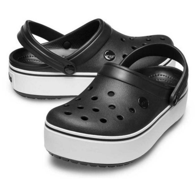 Сабо Crocs Crocband Platform Clog 40-41 р 25.8-26.7 см Чорні 205434-M8/W10 Black/White - Фото 1 Сабо Crocs Crocband Platform Clog 40-41 р 25.8-26.7 см Чорні 205434-M8/W10 Black/White - зображення 1