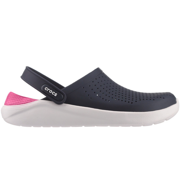 Сабо Crocs LiteRide Clog 42 р 27-27.5 см Темно-сині з рожевим 204592-M9/W11 Navy/Pink - зображення 3