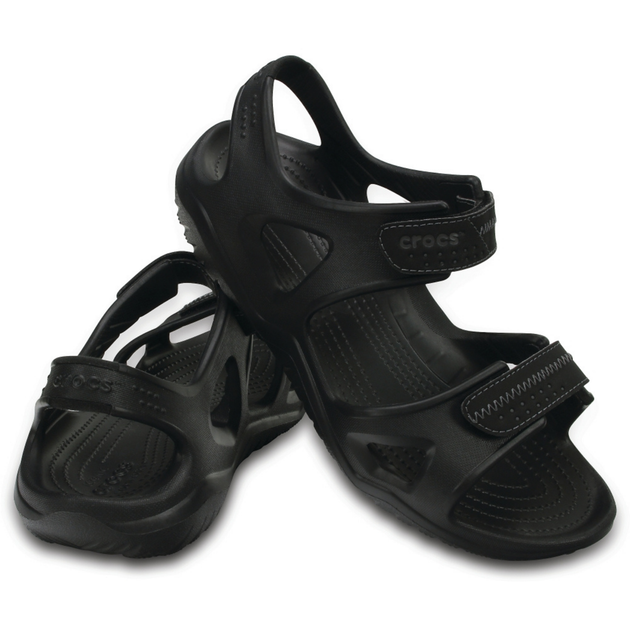 Сандалии Crocs Swiftwater River Sandal 45 р 29.2-29.7 см Черные 203965-M12/W14 Black - изображение 3