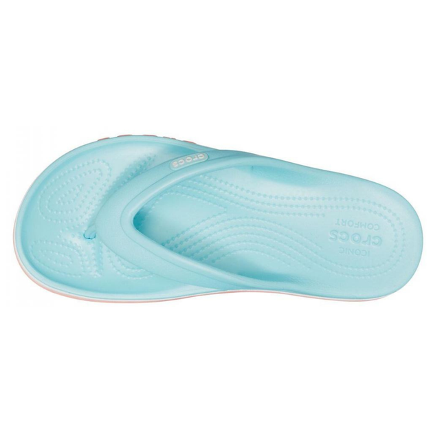 Тапочки Crocs Bayaband Flip 40-41 р 25.8-26.7 см Блакитні 205393-4JF-M8/W10 Ice Blue/Melon - Фото 4 Тапочки Crocs Bayaband Flip 40-41 р 25.8-26.7 см Блакитні 205393-4JF-M8/W10 Ice Blue/Melon - зображення 4