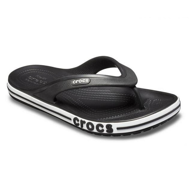 Тапочки Crocs Bayaband Flip 43 р 27.7-28.2 см Черные 205393-066-M10/W12 Black - изображение 2