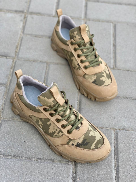 Кросівки чоловічі тактичні ShoesBand Пісочні Натуральний надміцний нубук з шкіряною устілкою 44 (29-29,5 см) (S31001) - зображення 2