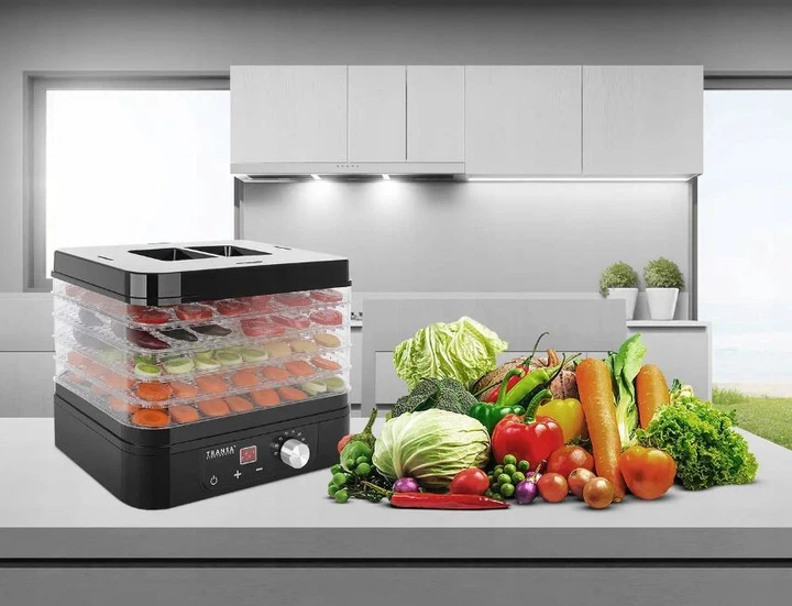 Сушарка для фруктів та овочів Transa Electronics TE-41 260 Вт Чорна - зображення 6