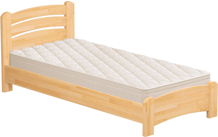 Кровать Estella Венеция Люкс 90х190 ordf Щит Л2.5 Бук (3001551028 ...