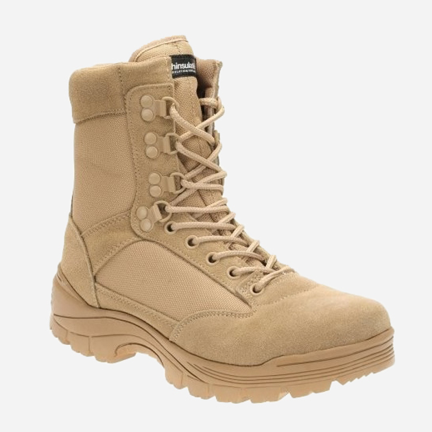 Чоловічі тактичні черевики MIL-TEC Sturm Tactical Boots with YKK Zipper 12822104-410 42 (9) 28 см Khaki (2000980569274) - зображення 1