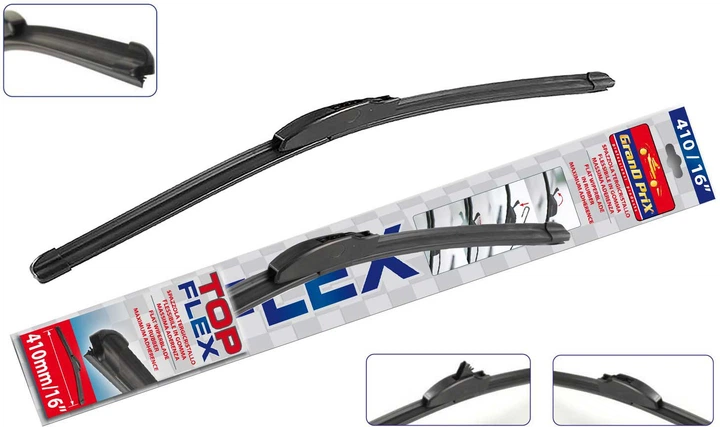 Бескаркасная щетка Grand Prix 16"/410 мм TOPFLEX 1 шт. (33310-IS) - изображение 3